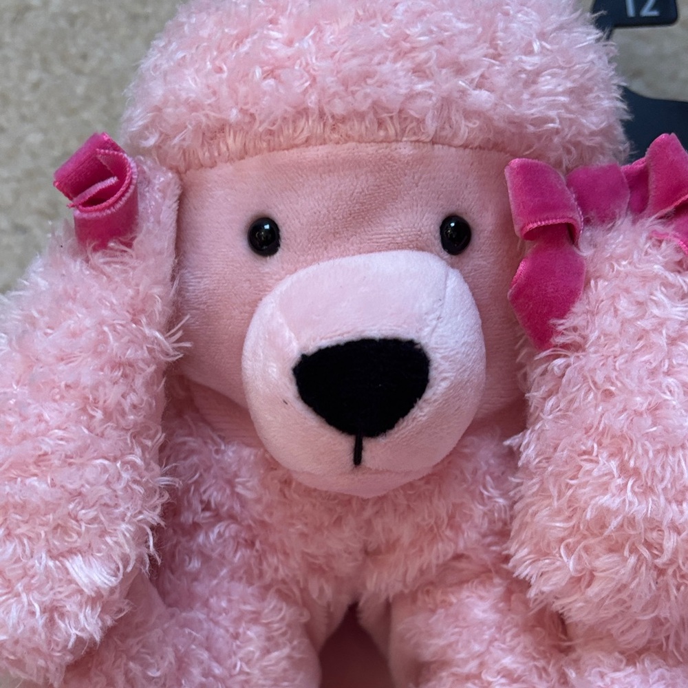 Wonder Nation Pink Poodle Kids Slippers - Picture 3 of 5